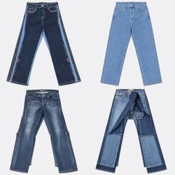 Y2k Embellished Western Bootcut Denim Jeans