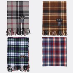 Barbour Fringed Tartan Scarves - #10014