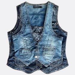 Denim Vests Job Lot