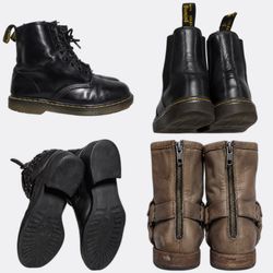 Dr. Martens Ash Leather Boots