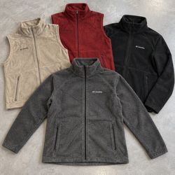 Columbia Fleece Jackets and Vests RV # 1954