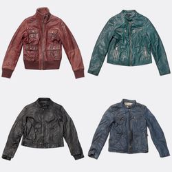 Leather Biker and Bomber Jackets