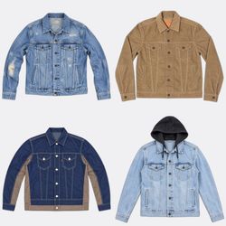 Levi's Denim and Corduroy Jackets Lot