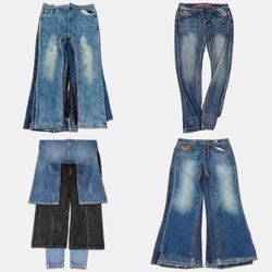 CR13406 Vintage Designer Jeans da Uomo Pacco