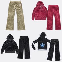 Juicy Couture Velour Track Suits