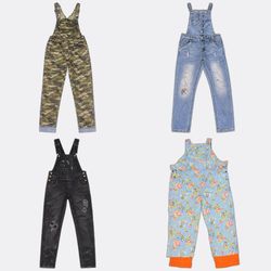 Denim and Patterned Overalls and DungareesB2