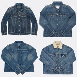 CR13674 Lot de vestes en jean Y2K