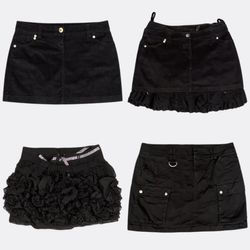 Black Women's Mini Skirts Selection