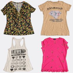 Women's Graphic Tops and Tank Tops