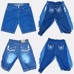 True Religion Rock Revival Denim Shorts Bundle