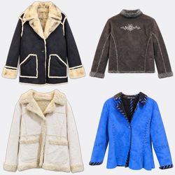 Shearling and Faux Fur Lined Coats