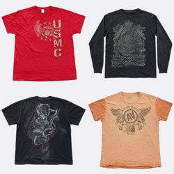CR13332 Vintage Skull T-Shirts Bundle