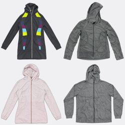 Jaquetas com Capuz de Zíper Completo da Lululemon