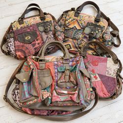 Desigual Tapestry Handbags