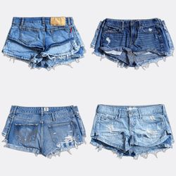 THB77 Hollister Abercrombie Denim Shorts
