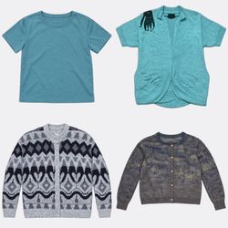 Pullover und Strickjacken Strickwaren-Lot