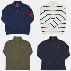 Polo Ralph Lauren Quarter Zip Knitwear Sweaters