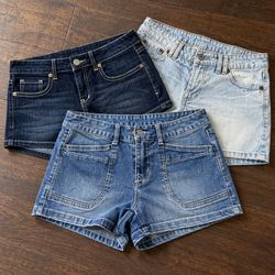 1766 Y2k  Denim Sexy  Shorts
