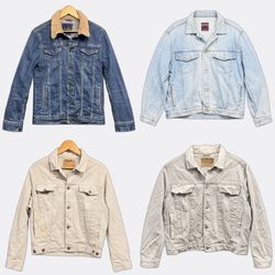 1037 Denim and Corduroy Trucker Jackets