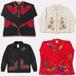 Wholesale Vintage Christmas Sweaters Bundle | 10pc..