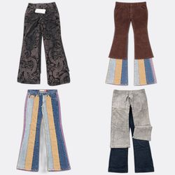 B2F008 Y2k GLO Gap Eddie Bauer Corduroy Trousers B..