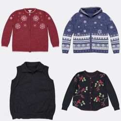 Novelty Holiday Knitwear Sweaters and Cardigans
