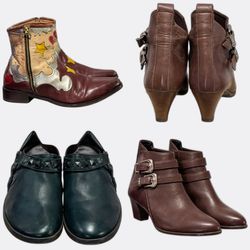 Op Vintage Best colourful Ankle Boots
