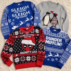 VR-481 Novelty Christmas Holiday Knitwear Sweaters