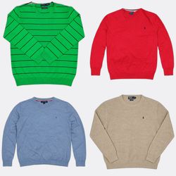 Polo Ralph Lauren Tommy Hilfiger Suéteres de Gola ..