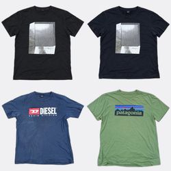 Diesel Barbour Graphic Printed T-Shirts
