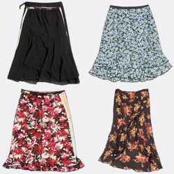 Jupes midi florales et à motifs Y2K