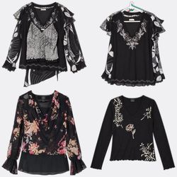 INC Women Print Blouses and Camisoles Lot