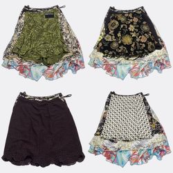 Women Printed Pattern Midi Skirts