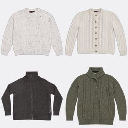 Fisherman Cable Knit Sweaters and Cardigans 002