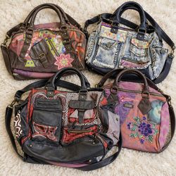 Desigual Sacs à main patchwork et imprimés