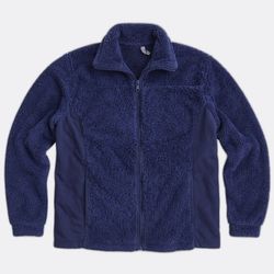 Full Zip Plush Fleece Jackets
