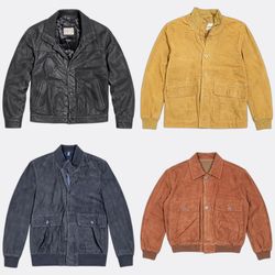 Pierre Cardin Conbipel Suede Jackets