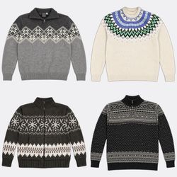 Printed Patterned Knitwear and Cardigans