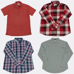 Columbia Long and Short Sleeve Button Up Shirts RV..