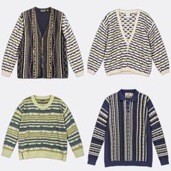 1060 Vintage Patterned Knitwear and Sweaters