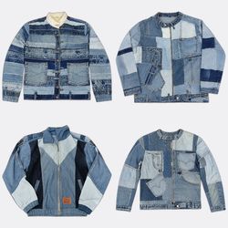 CR13287 Veste en denim de style mixte Levi's upcyc..