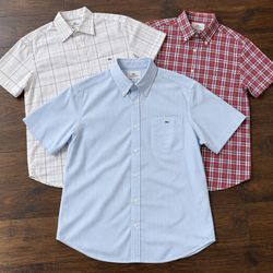 4C-1164 Lacoste Short Sleeve Shirts