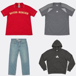 adidas Levi's Jeans and Hoodies