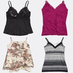 Women Lace Trim Camisoles and Bustiers