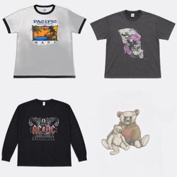 AC/DC Disney Printed T-Shirts