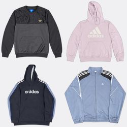 Adidas Sweatshirts and Hoodies Bundle
