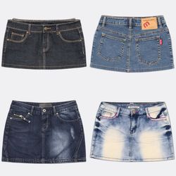 Y2K  Denim Mini Skirts RW-2669