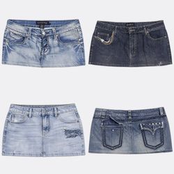Jupes mini en denim