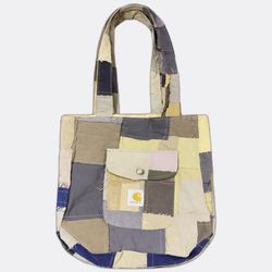 Upcycled Carhartt Patchwork Tote Handbag