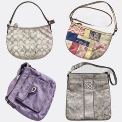 Coach Monogram Canvas Small Handbags
